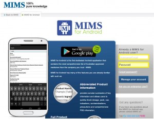 MIMS Android portal